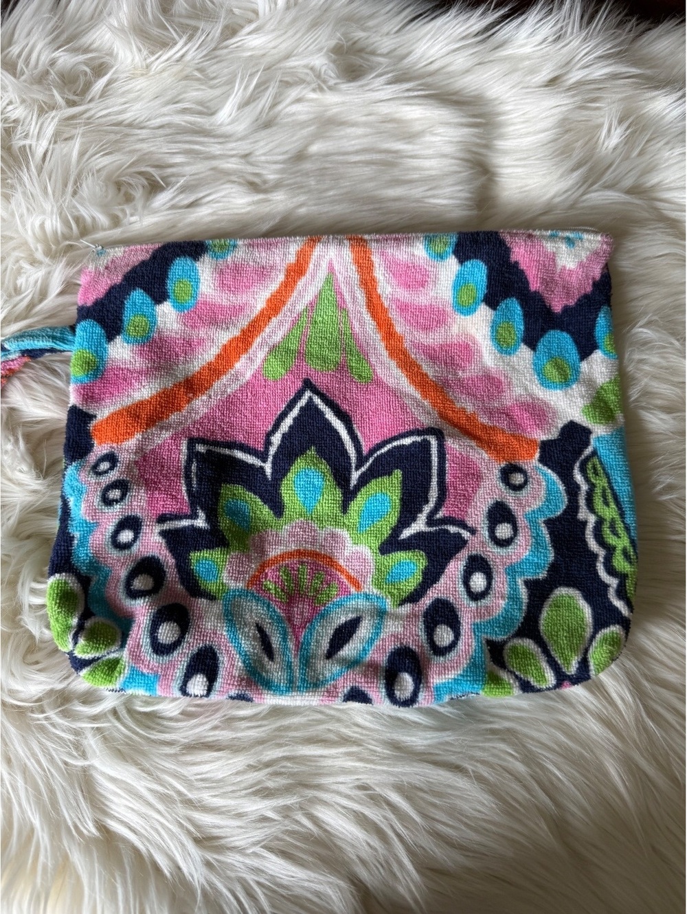Buckhead Bettie’s  Colorful Patterned Zip Pouch Bag